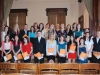 Předávání vysvědčení absolventům VOŠE 2012