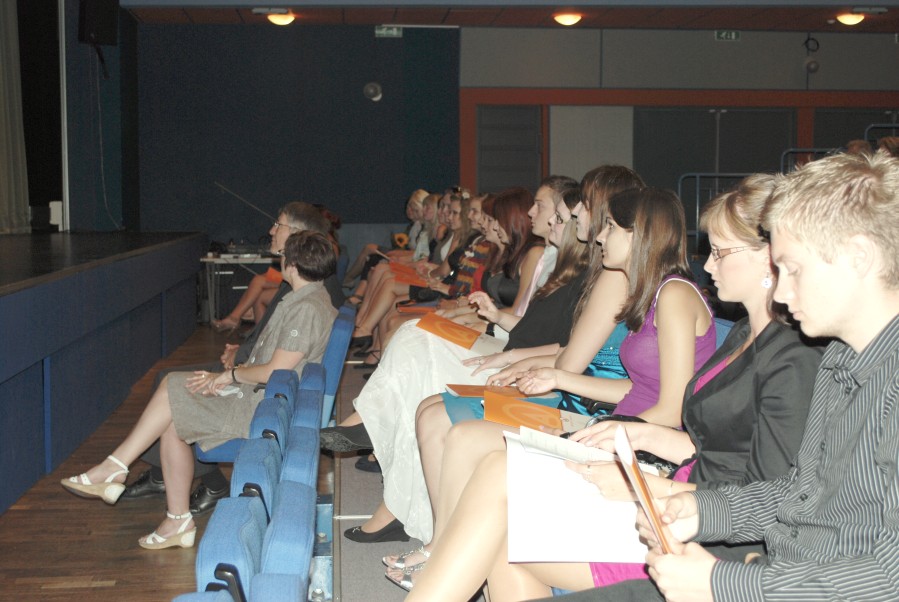 Slavnostní předávání maturitních vysvědčení 2012